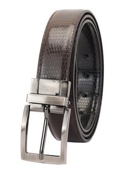 ZEVORA - Men Reversible Cobra Brown Belt