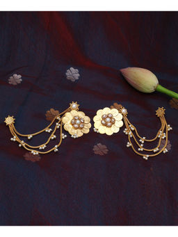 Suhani Pittie - Gold Sahara Kasu Coin Drop Earrings