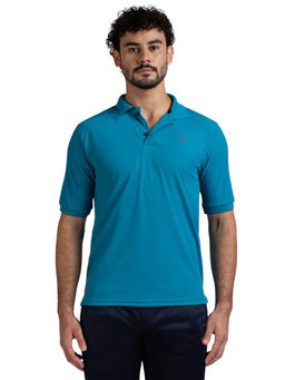 Black Panther - Mens Aquamarine Polyester Acti Fit Polo T-Shirt