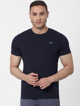 Jack & Jones - Blue Crew Neck T-shirt