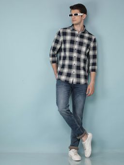 CRIMSOUNE CLUB - Mens Blue Jeans