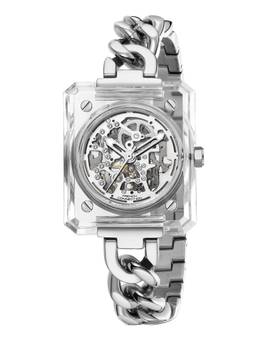 French Connection - Women Transparent Skeleton Style Analog Watch - FCG02SM (M)