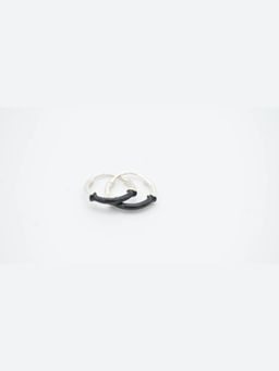 Miora - Black Enamel Baali Earrings