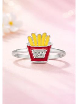 Miora - Red Fries Enamel Ring