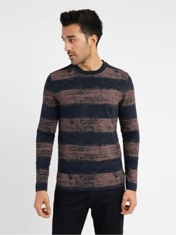 Levi's - Men Navy Blue Crew Neck T-Shirt