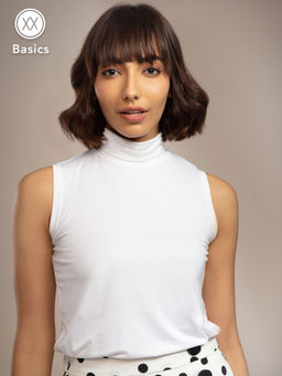 Twenty Dresses by Nykaa Fashion - Basics White Simplicity Speaks with Style Tshirt