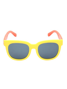Spiky - Yellow Frame Grey Polarised Lens Wayfarer Sunglasses