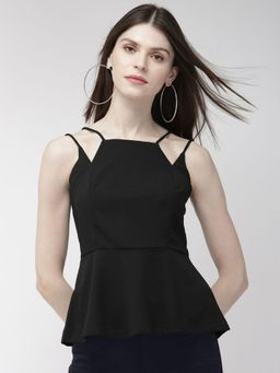 Twenty Dresses by Nykaa Fashion - Black Glamour All The Way Top