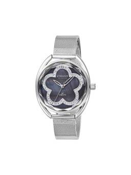 Strand by Obaku - Rose Onyx Quartz Blue Oval Crystal Dial Womens Watch S734LXCBMC