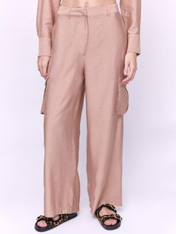 Cover Story - Beige Utility Trousers