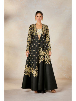 Masaba - The Raat Rani Embroidered Jacket with Bustier and Skirt (Set of 3)