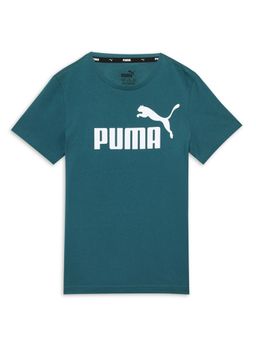 Puma - Essentials Logo Boys Teal Tees