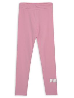 Puma - Essentials Logo Girls Pink Tights