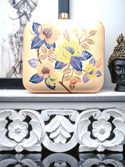 NR by Nidhi Rathi - Printed Beige Clutch