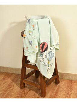 Mi Arcus - Peanuts Snoopy Printed Premium Soft 100% Cotton Blanket for 0-12 M, 85x85 cm