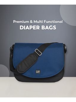 Mi Arcus - Navy Blue Multi Purpose Diaper Bag with Diaper Changing Sheet