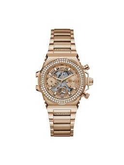 Guess - Women Rose Gold Dial Chrono Watch - GW0552L3 (M)