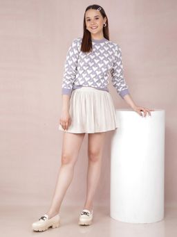 CRIMSOUNE CLUB - Women's Purple Sweater