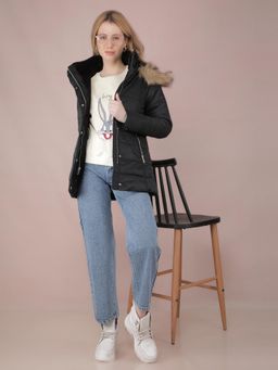 CRIMSOUNE CLUB - Women's Black Padded Jacket