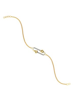 Senco gold and diamond bracelet clearance