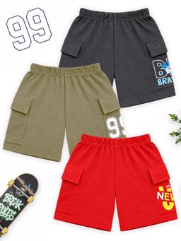 Kuchipoo - Multi-Color Printed Shorts