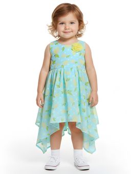 Creative Kids - Turquoise Printed Dress