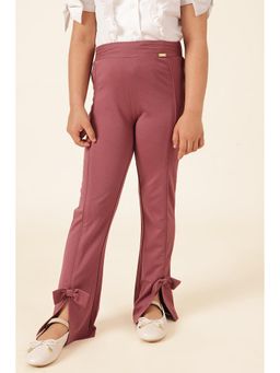 One Friday - Pink Solid Jeggings