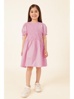 One Friday - Pink Solid Dress