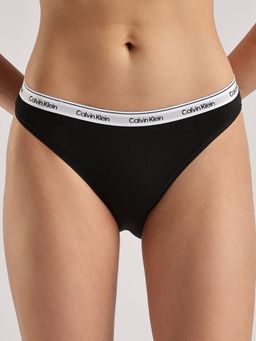 Calvin Klein - Black Solid Low Rise Bikini-Brief