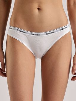 Calvin Klein - White Solid Low Rise Bikini-Brief