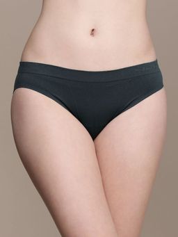 Calvin Klein - Navy Blue Solid Navy Mid Rise Bikini-Brief