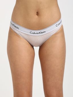 Calvin Klein - Self Design White Low Rise Bikini-Brief