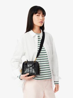 Lacoste - Black Small Maheki Bugatti Shoulder Bag