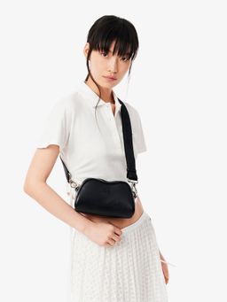 Lacoste - Black Mini Lora Shoulder Bag