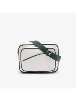 Lacoste - White Angy Leather Sling Bag
