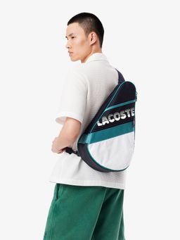 Lacoste - Black Brewen Racket Bag with Strap
