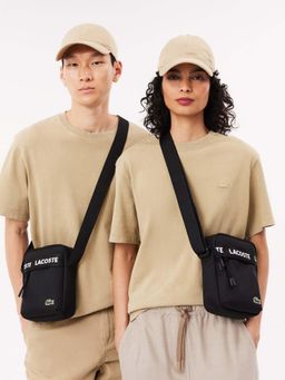 Lacoste - Black Neocroc Shoulder Bag