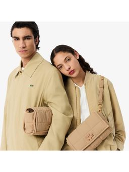 Lacoste - Beige Nylia Quilted Shoulder Bag