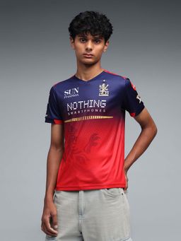 Puma - Unisex Red Printed T-Shirt