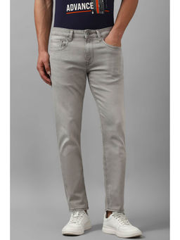 Louis Philippe - Men Grey Mid Slim Fit Jeans