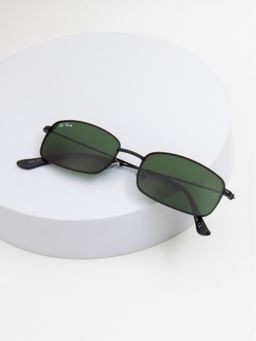 TED SMITH - Unisex Rectangle Uv Protection Green Sunglass-Candy-X_C6