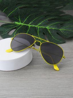 TED SMITH - Unisex Pilot Polarised Grey Sunglass-Cockpit_C7