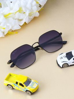 TED SMITH - Unisex Irregular Uv Protection Purple Sunglass-Izzy_C2