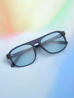 TED SMITH - Unisex Rectangle Polarised Blue Sunglass-Sun-Aerry_C3