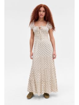 BDG by Urban Outfitters - Sienna Maxi Dress - Beige