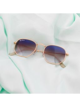 TED SMITH - Full Rim UV Protection Wayfarer Sunglasses for Unisex Glass Lens (TS-HEXON_C9)