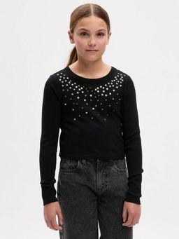 GAP - Black Embellished Slim Top