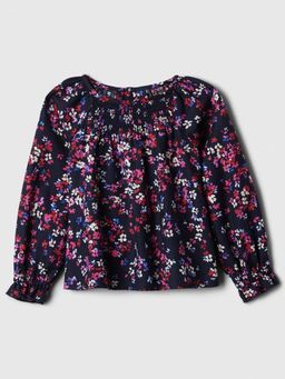 GAP - Navy Blue Floral Relaxed Top