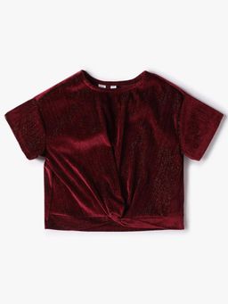 GAP - Maroon Solid Slim Top