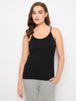 Clovia - Women Black Solid Camisole